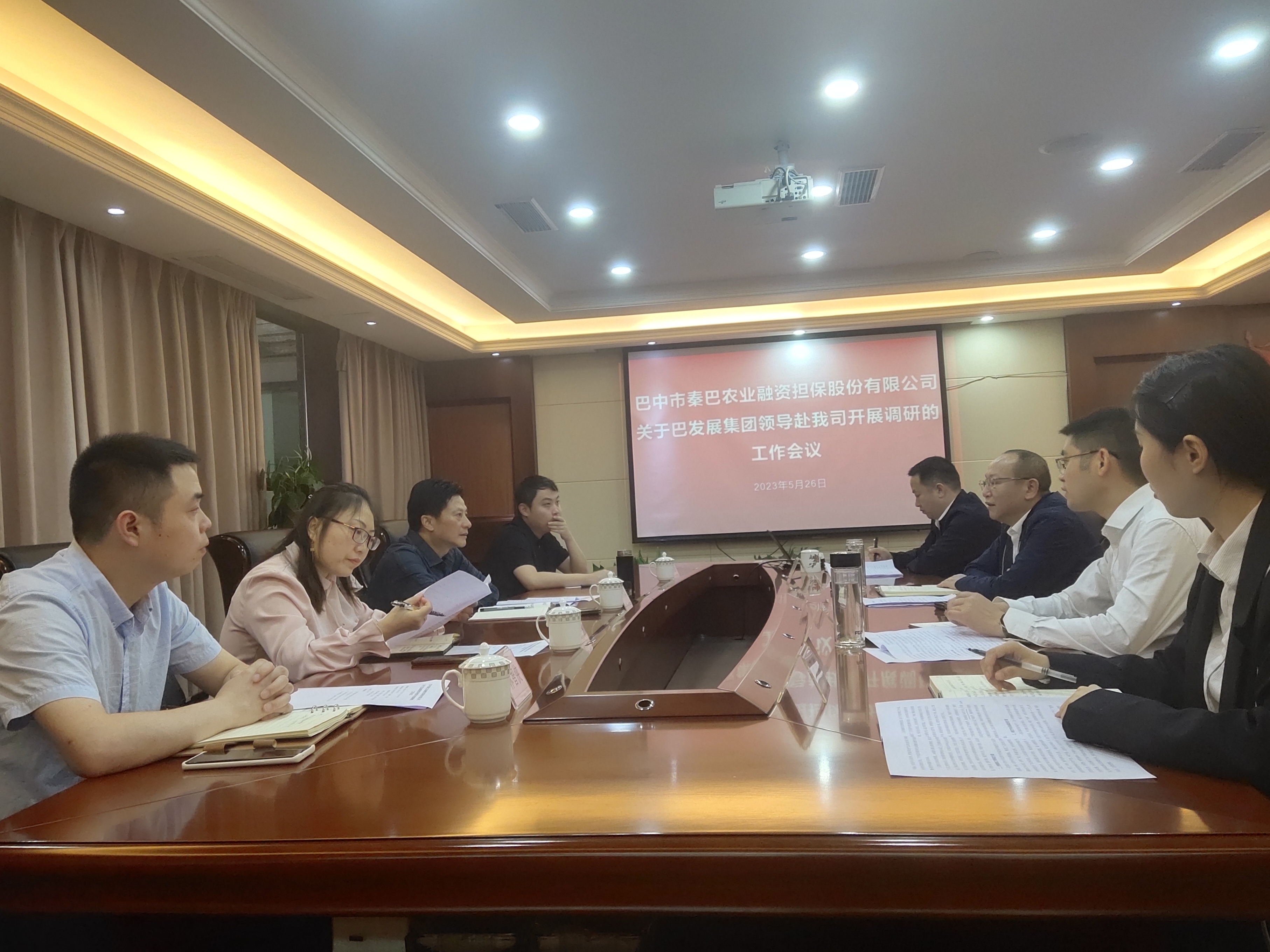 集團黨委書記、董事長許大政一行赴秦巴農(nóng)擔公司開展調(diào)研